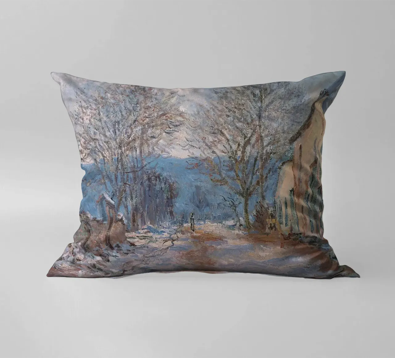Neve a Limetz Effet de neige a Limetz cuscino da RodneyArt