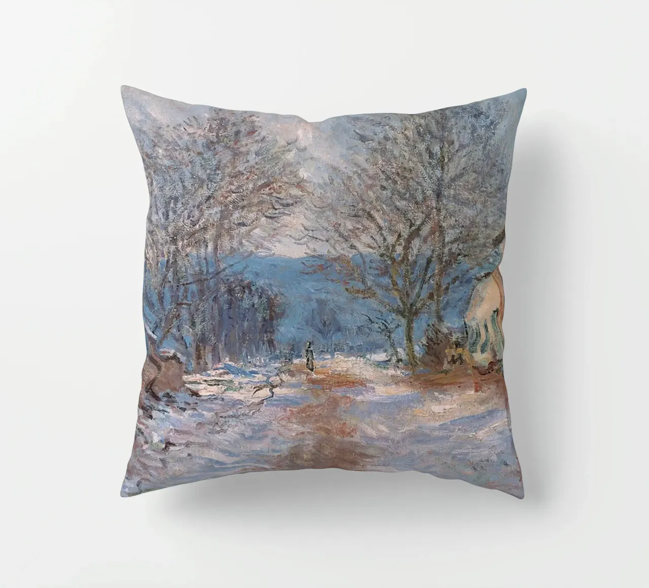 Neve a Limetz Effet de neige a Limetz cuscino da RodneyArt