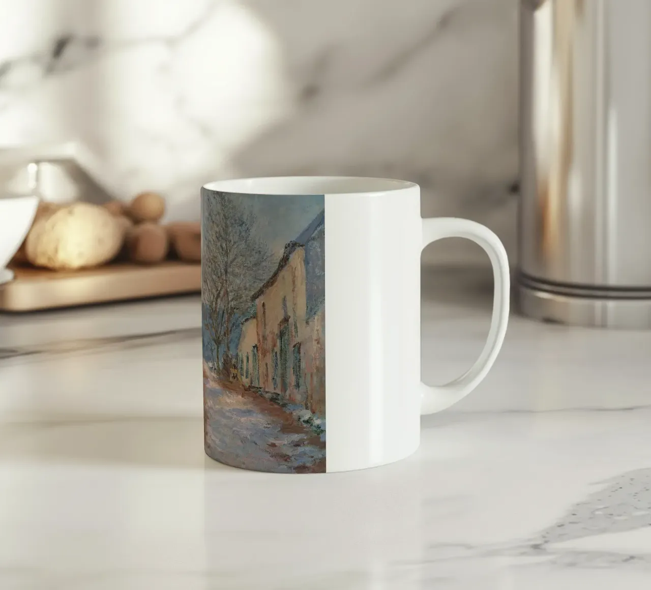 Neve a Limetz Effet de neige a Limetz tazza in ceramica da RodneyArt