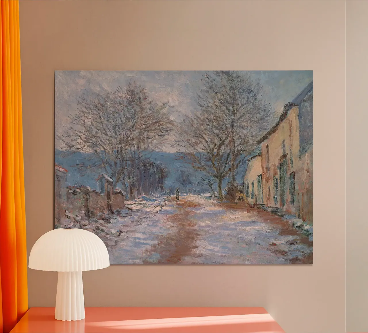 Neve a Limetz Effet de neige a Limetz carta hahnemühle da RodneyArt