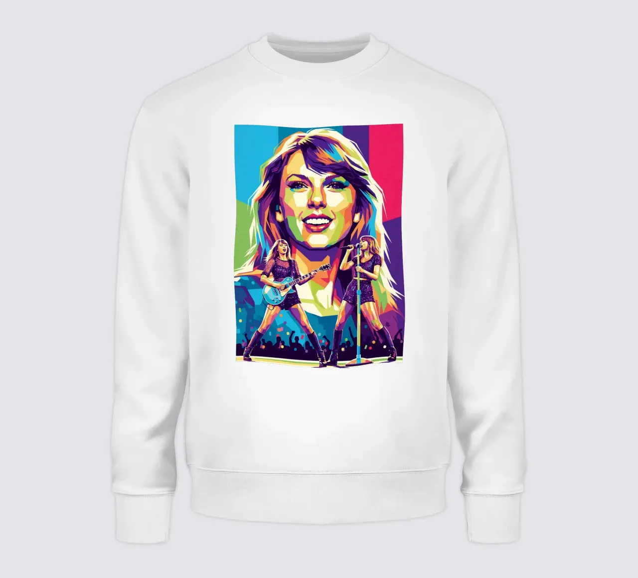 Taylor Swift - WPAP art style (1) felpa da Hantamrata