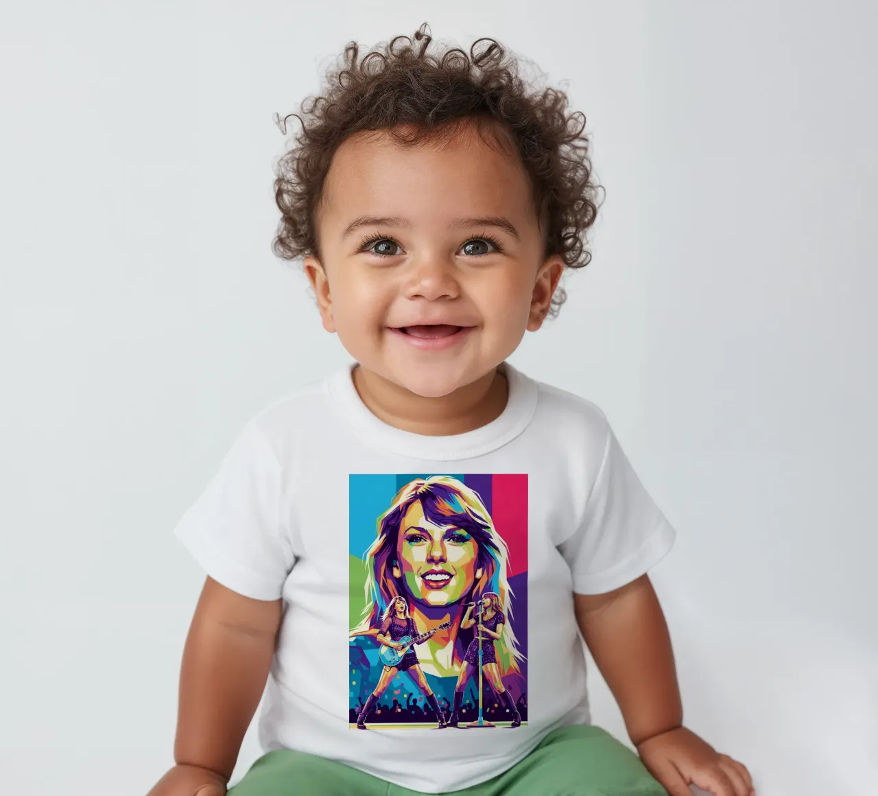 Taylor Swift - WPAP art style (1) maglietta neonato da Hantamrata