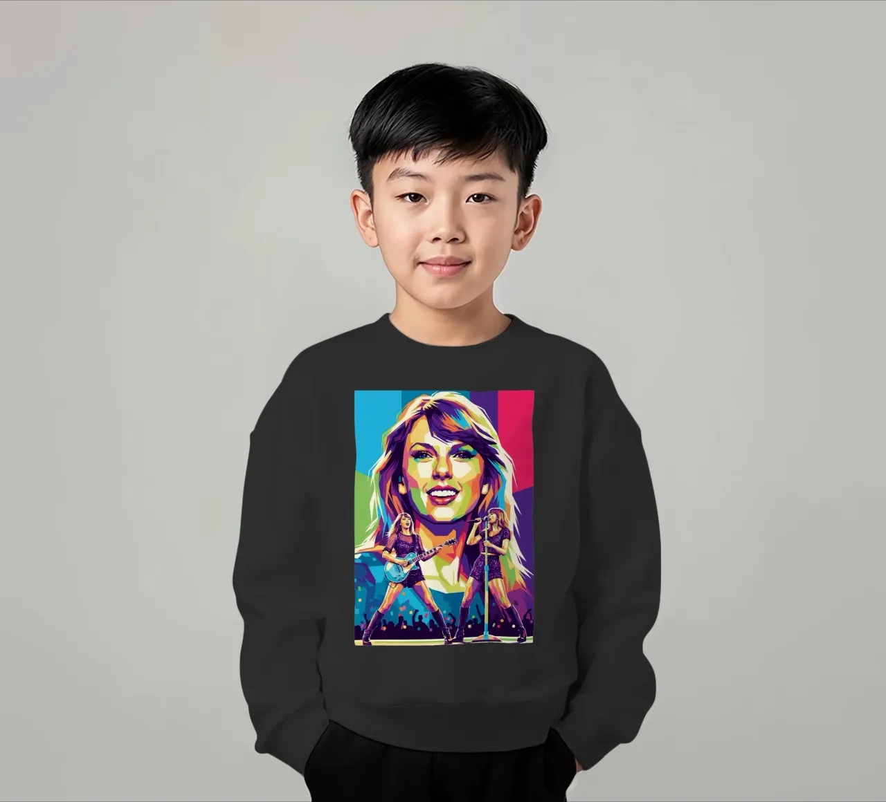 Taylor Swift - WPAP art style (1) felpa bambino da Hantamrata