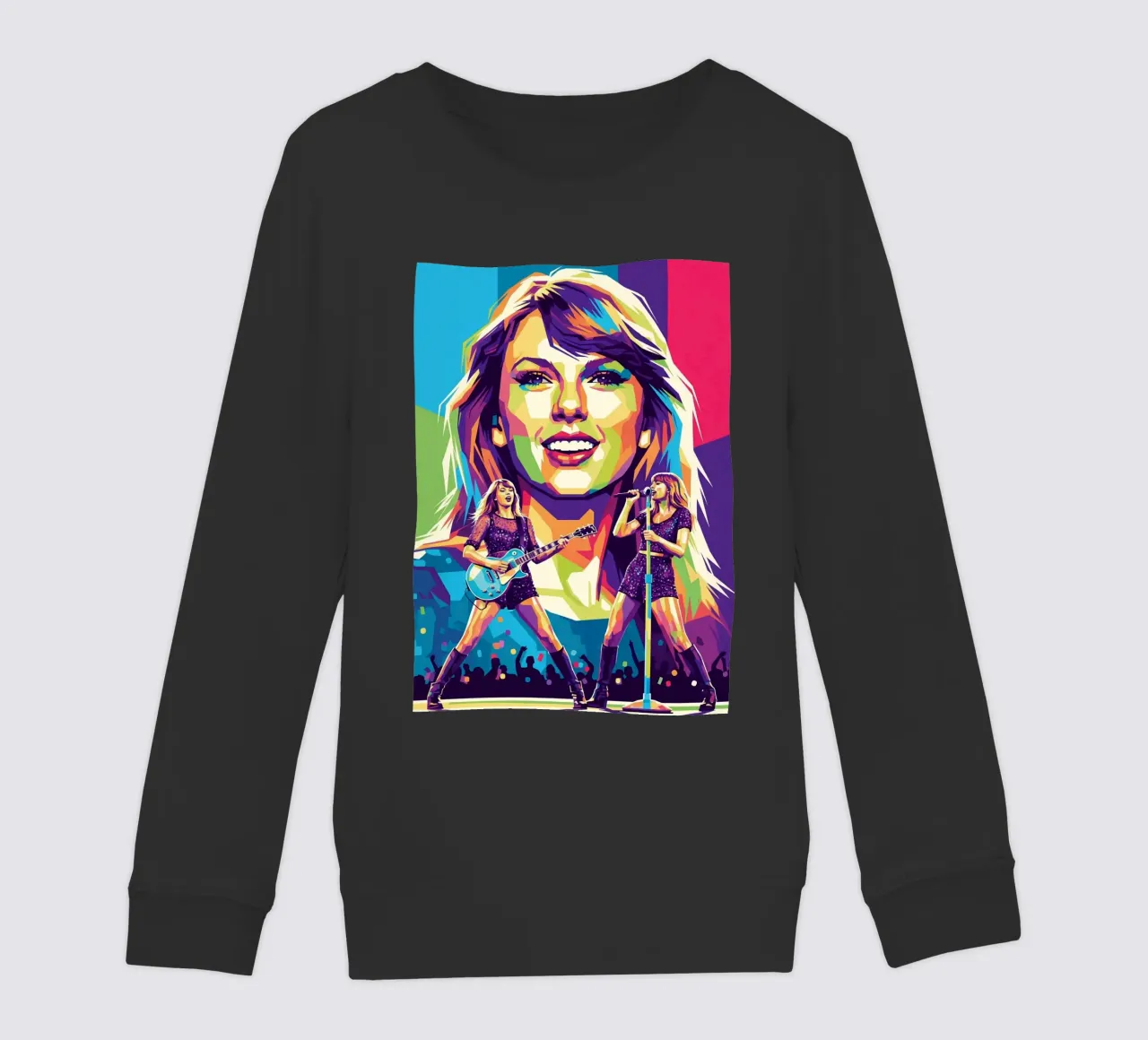 Taylor Swift - WPAP art style (1) felpa bambino da Hantamrata