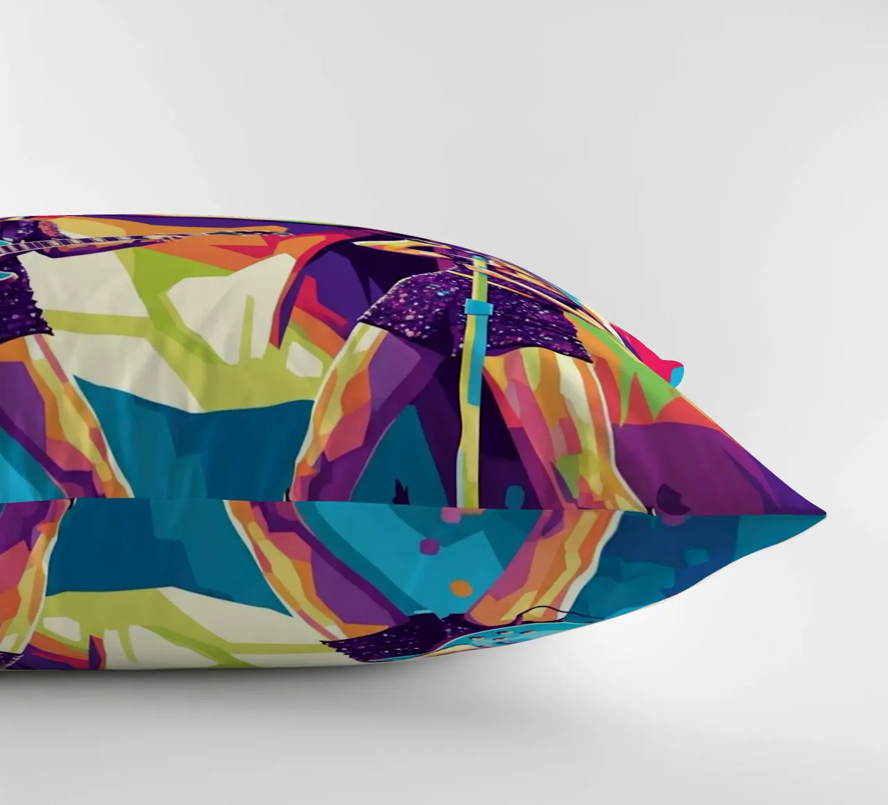 Taylor Swift - WPAP art style (1) decorative cushion by Hantamrata