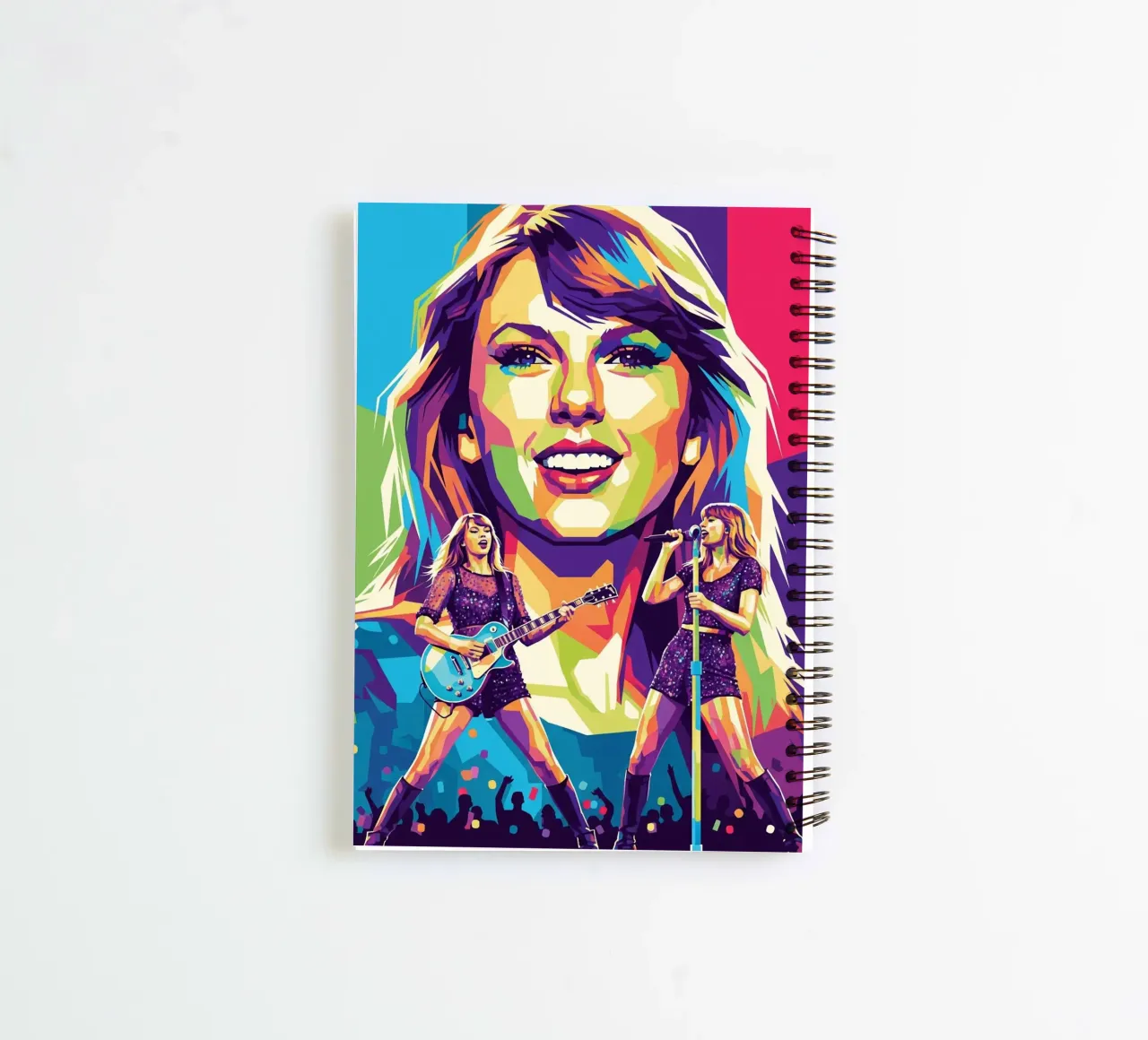 Taylor Swift - WPAP art style (1) diario ad anelli da Hantamrata