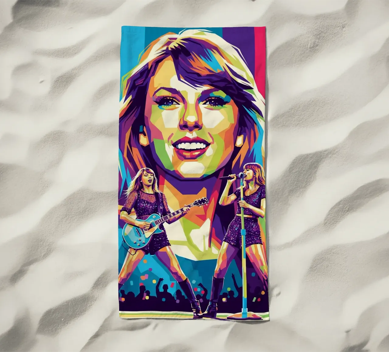 Taylor Swift - WPAP art style (1) telo mare da Hantamrata
