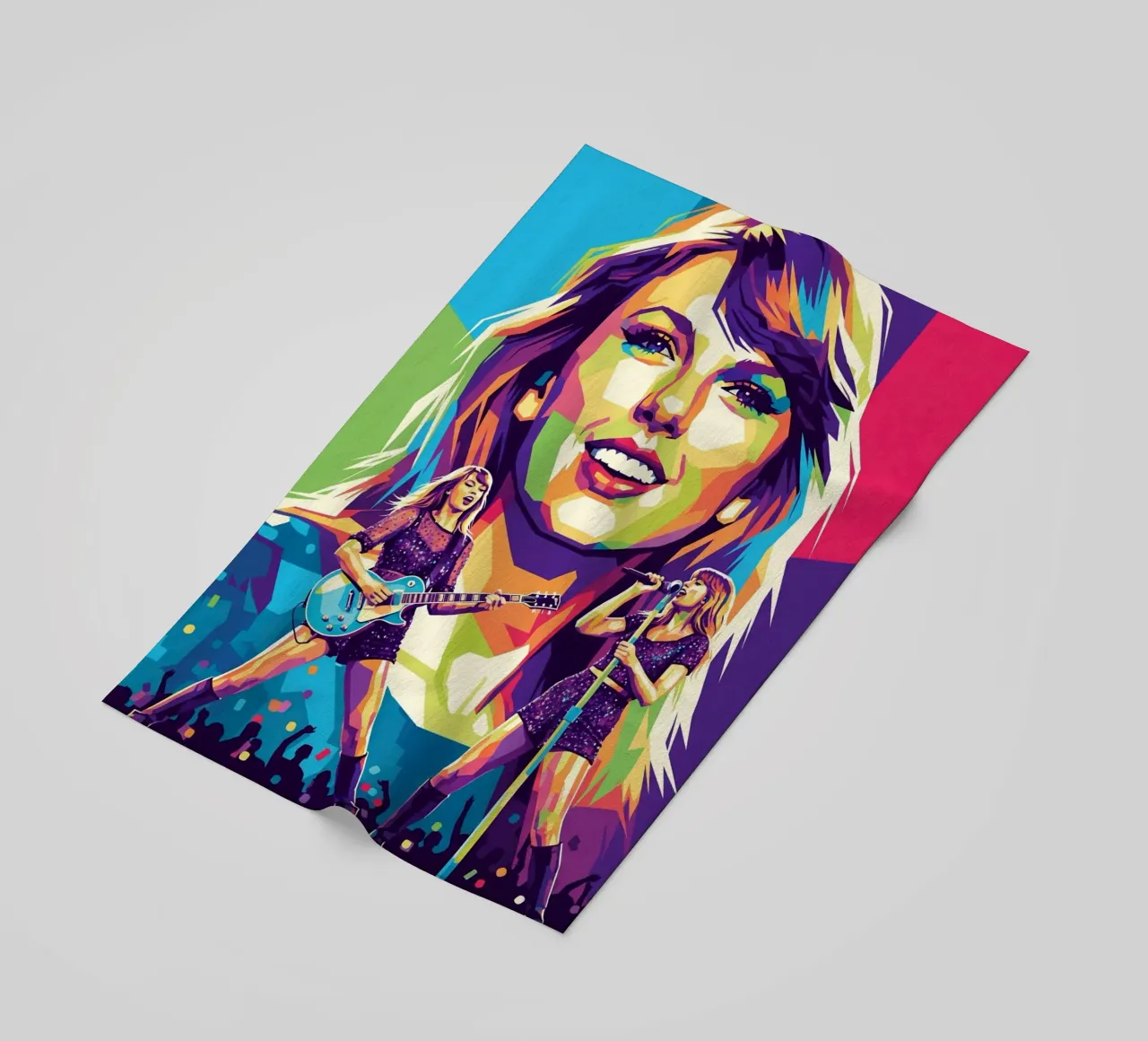 Taylor Swift - WPAP art style (1) telo mare da Hantamrata