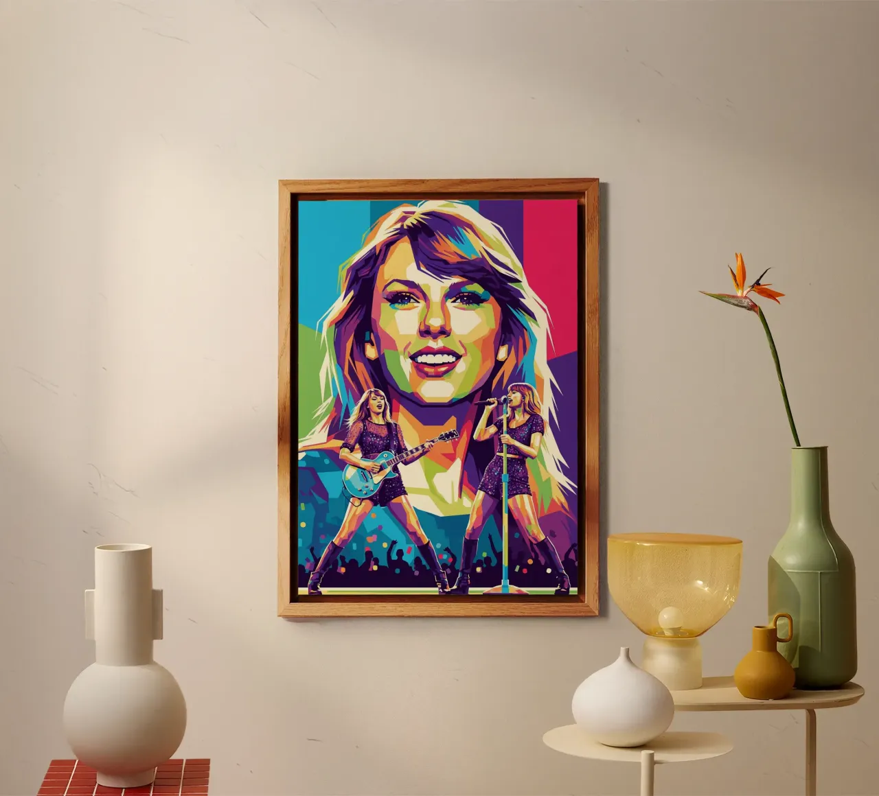 Taylor Swift - WPAP art style (1) pannello forex da Hantamrata