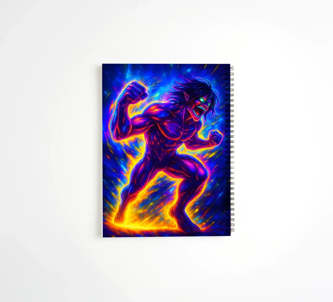 Soul Of Attack on titan Eren Jaeger spiral notebook by DGSoulheroes