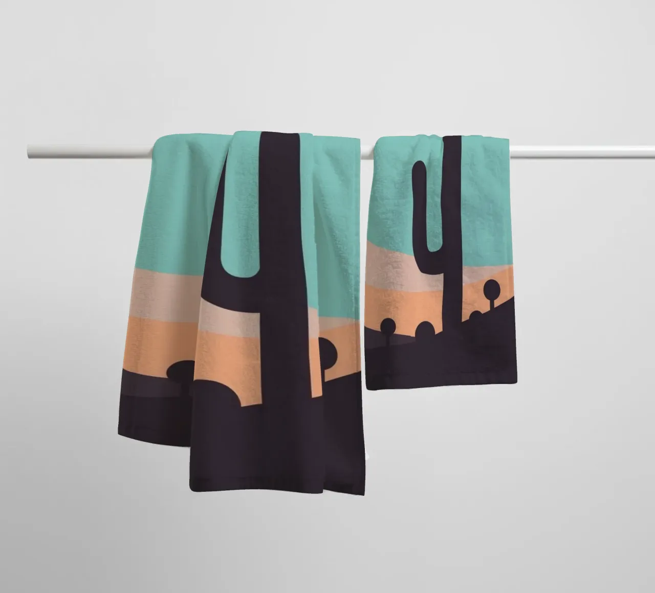 minimalist plant peaceful towel by prindy