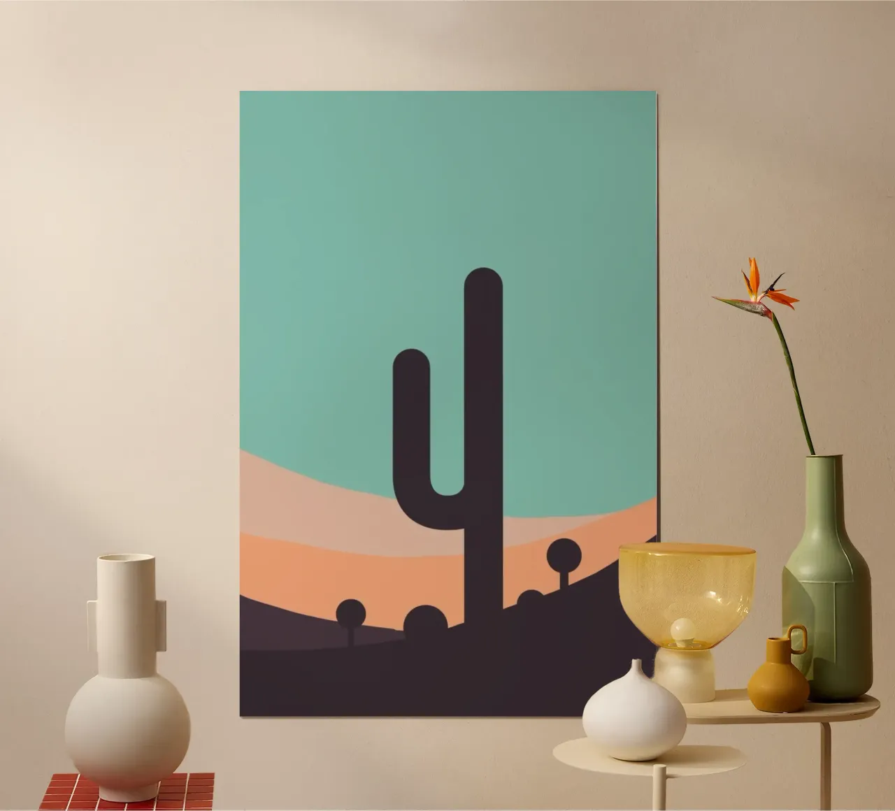minimalist plant peaceful poster by prindy