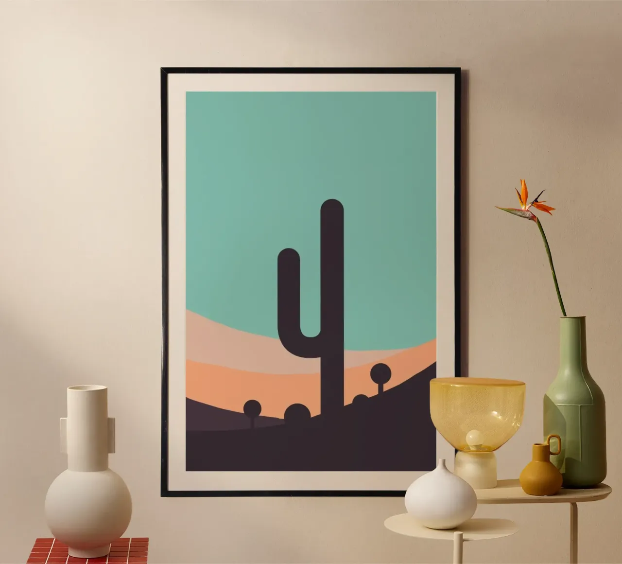 minimalist plant peaceful poster by prindy