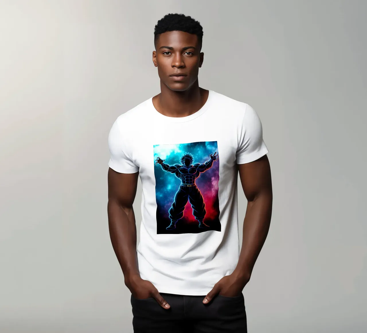 Soul Of baki hanma yujiro hanma t-shirt da DGSoulheroes