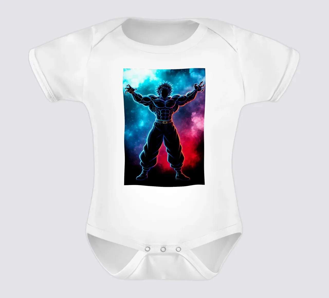 Soul Of baki hanma yujiro hanma body neonato maniche corte da DGSoulheroes