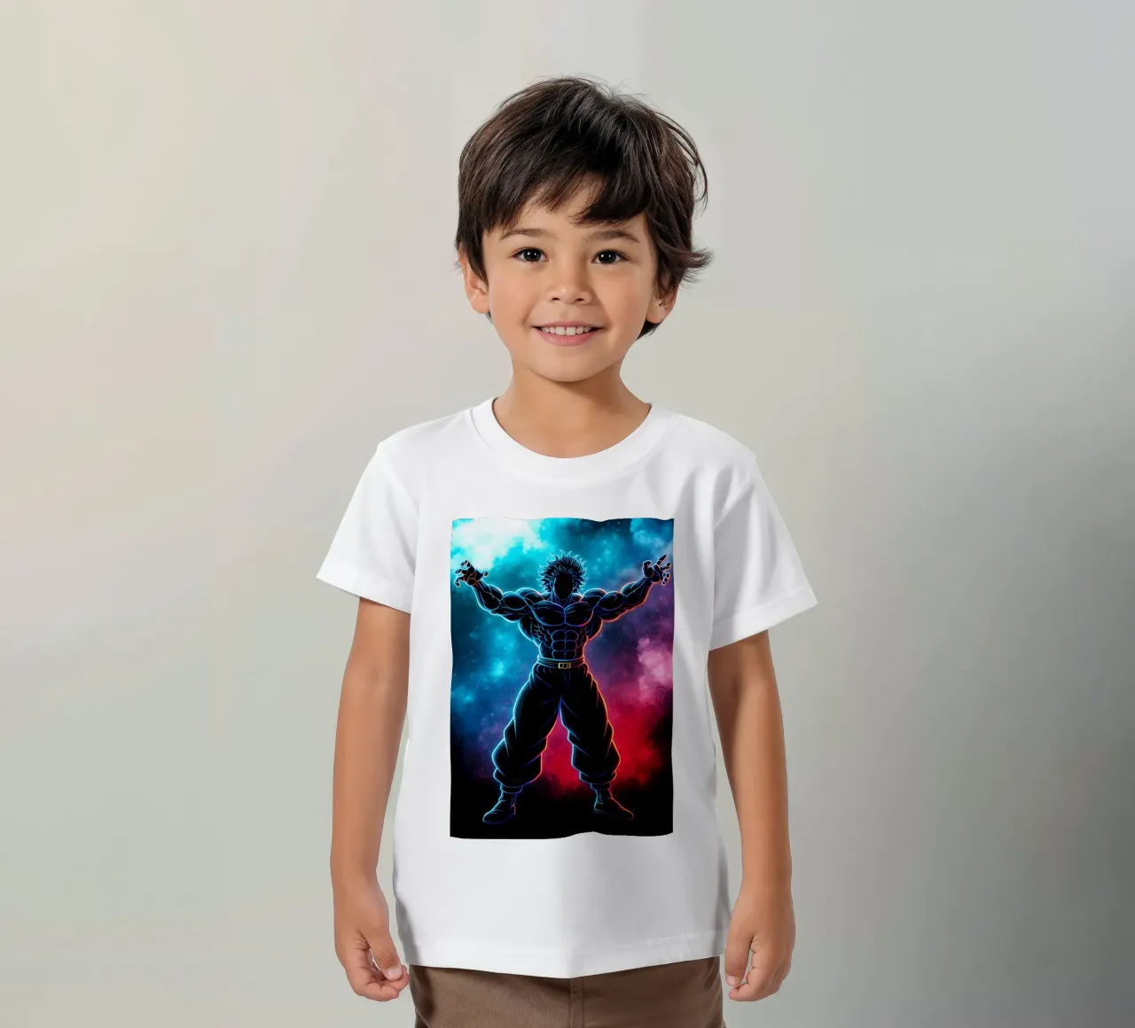 Soul Of baki hanma yujiro hanma kids t-shirt by DGSoulheroes
