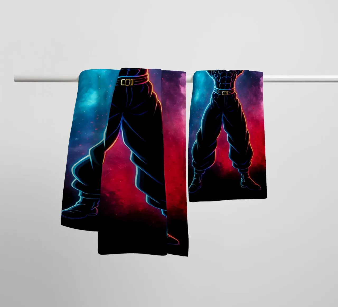 Soul Of baki hanma yujiro hanma asciugamano da bagno da DGSoulheroes