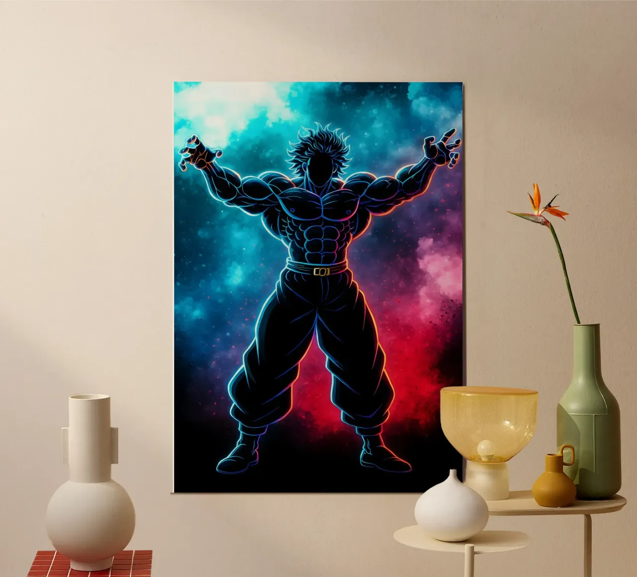 Soul Of baki hanma yujiro hanma carta hahnemühle da DGSoulheroes