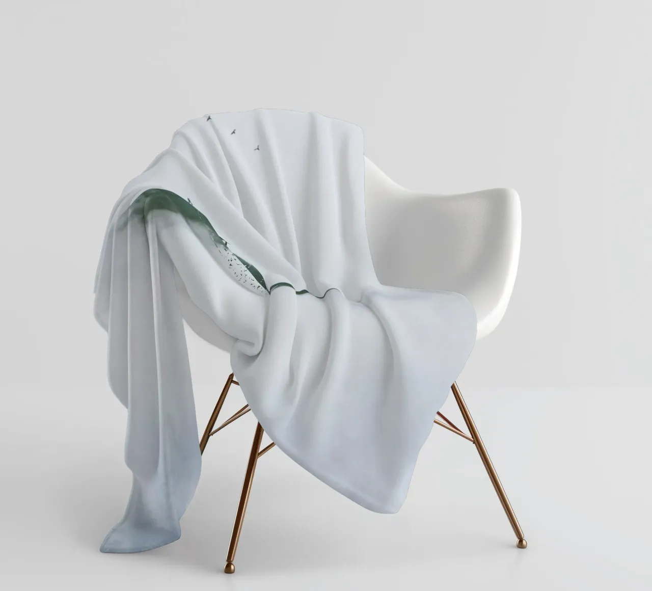 dreamlike tranquility coperta in pile da prindy