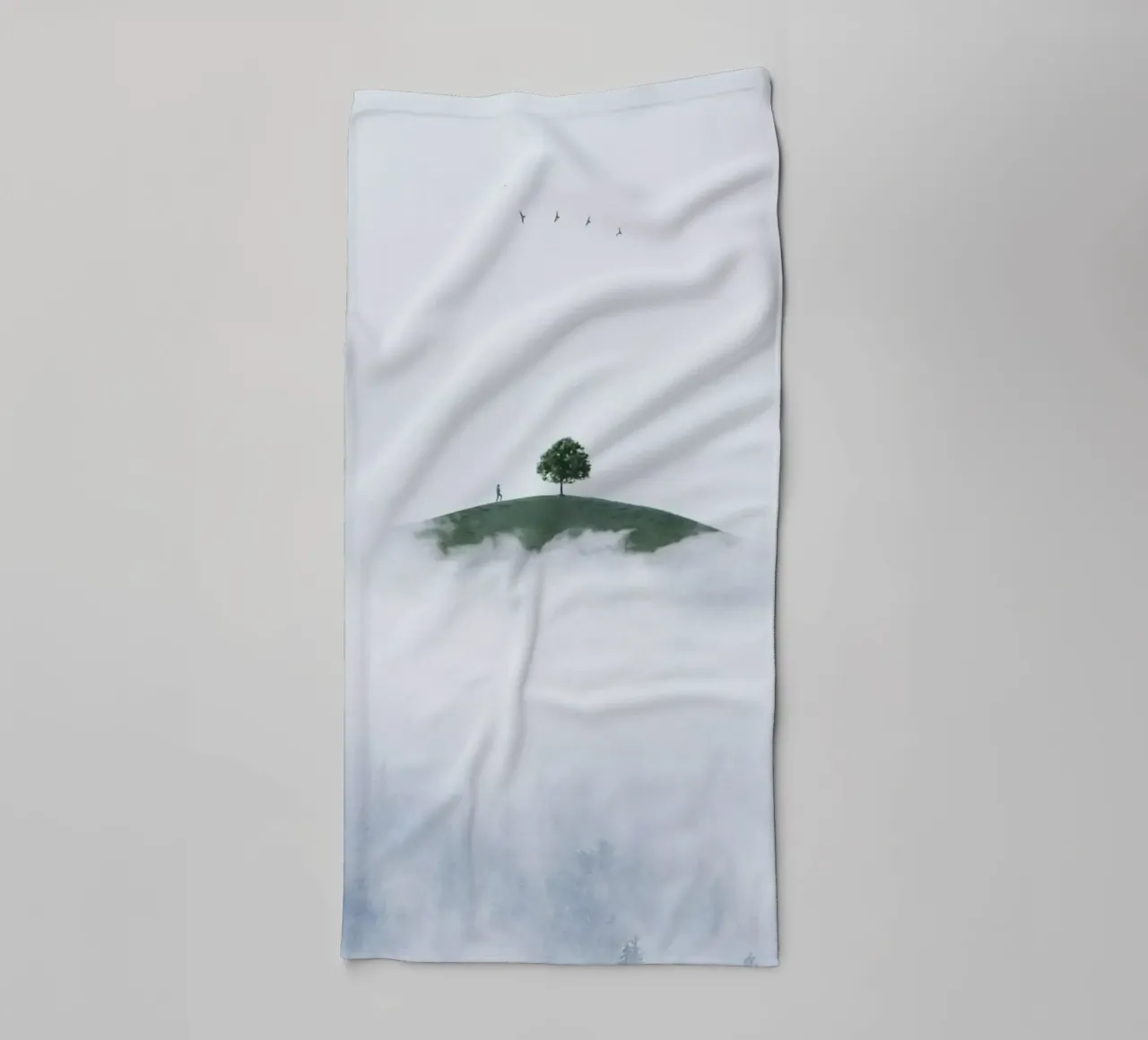 dreamlike tranquility asciugamano da bagno da prindy