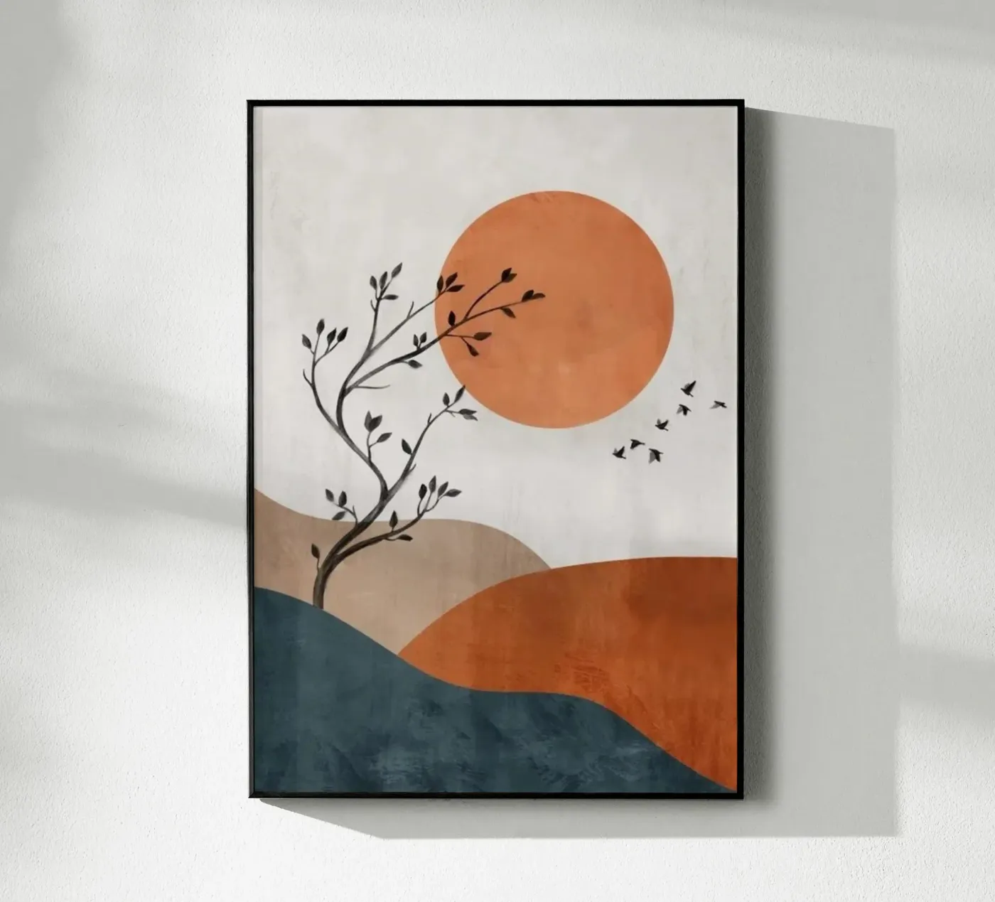 sunset silhouette plexiglas de prindy