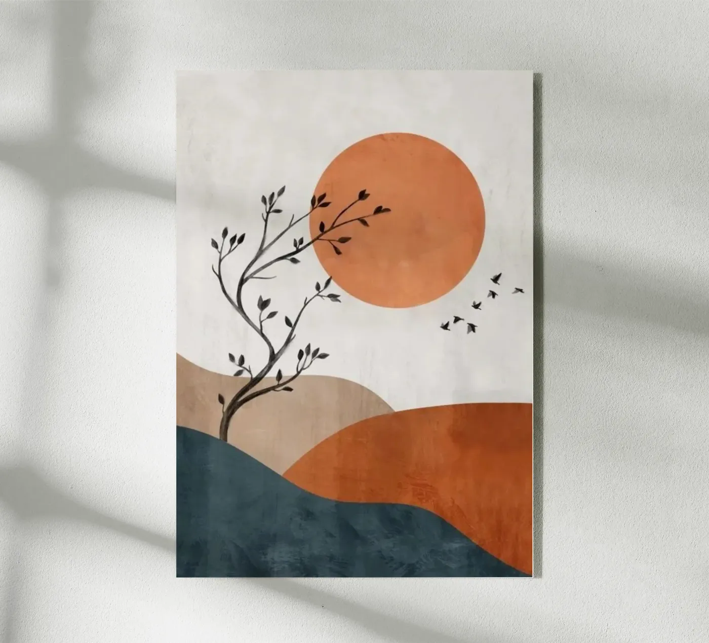 sunset silhouette plexiglas de prindy