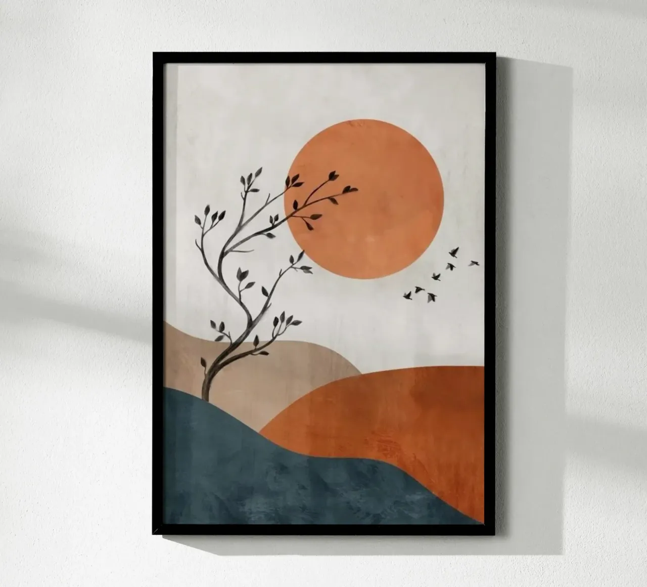 sunset silhouette poster da prindy