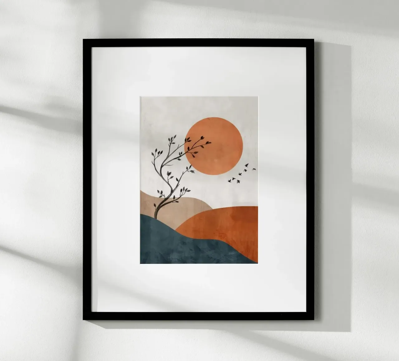 sunset silhouette poster da prindy