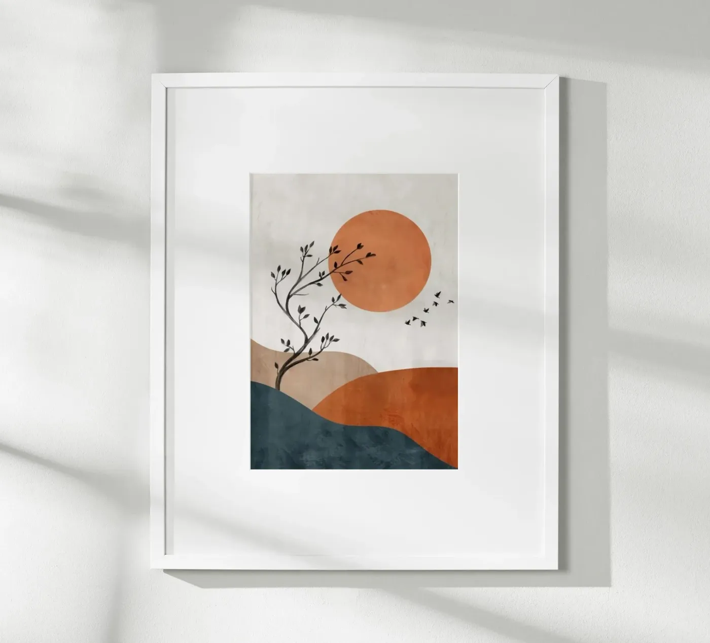 sunset silhouette poster da prindy