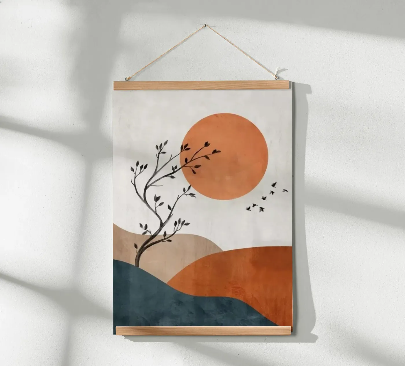 sunset silhouette poster da prindy