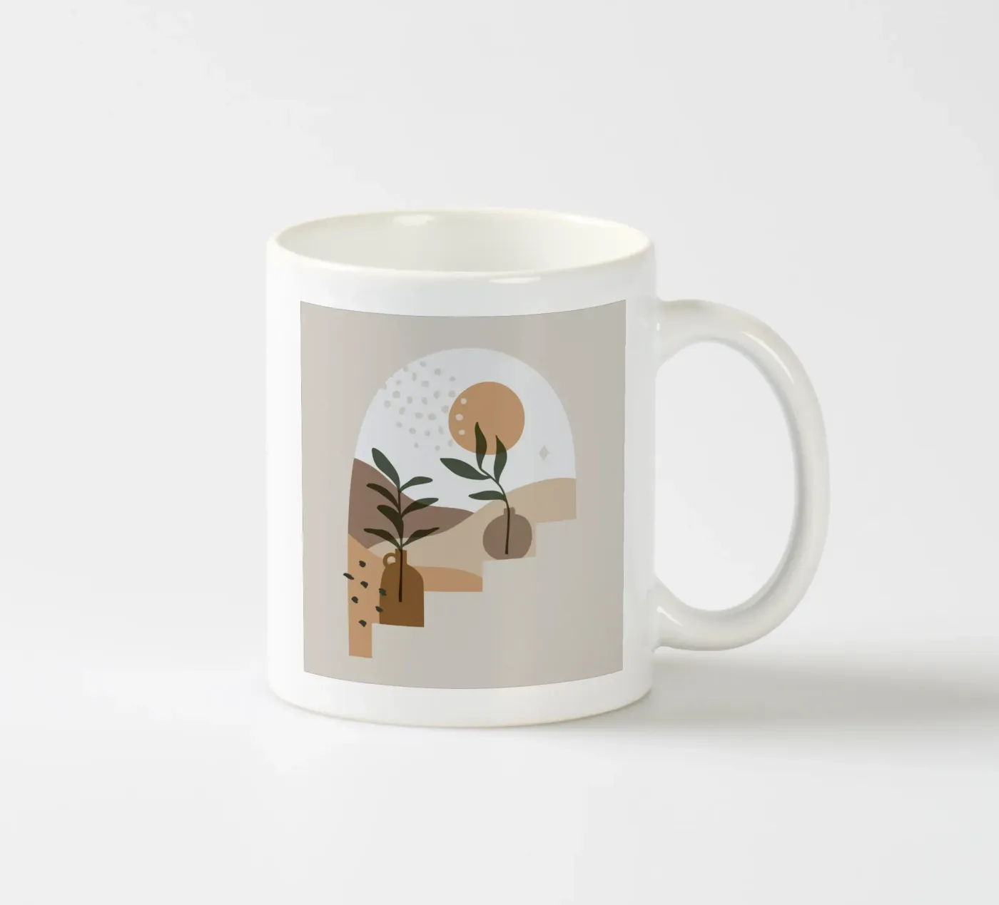 elements circles ceramic mug by Histrol