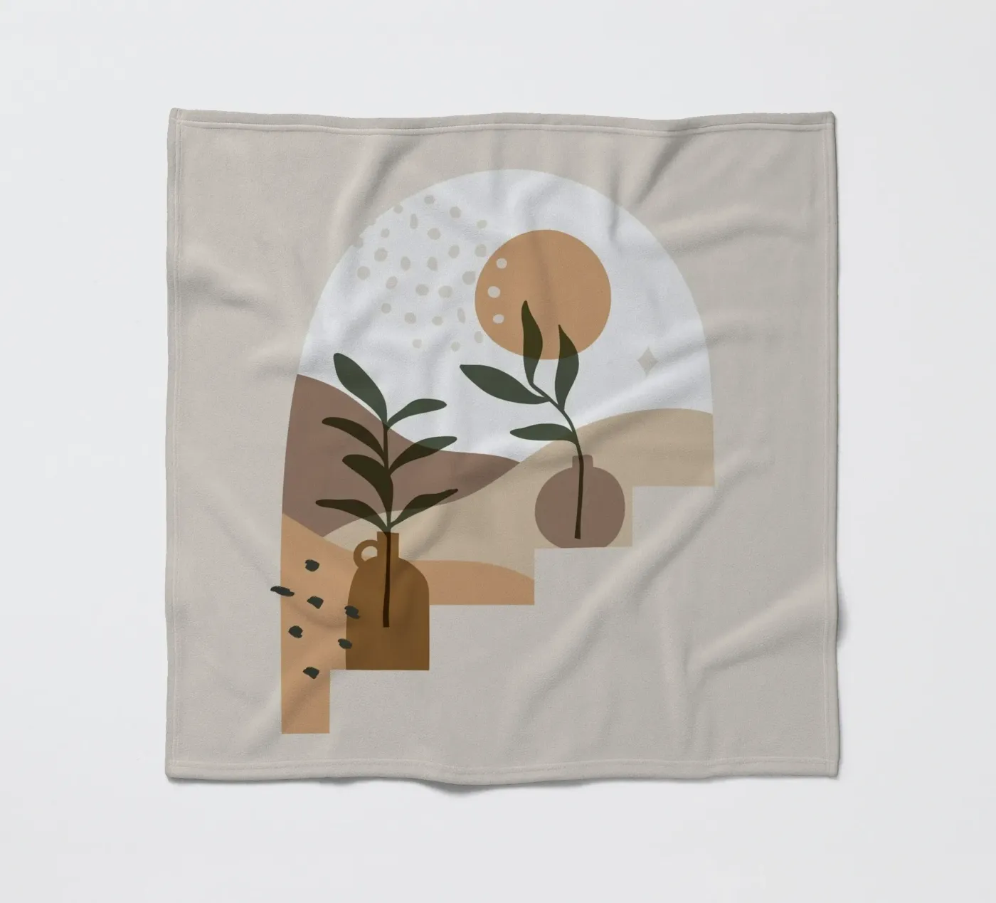 elements circles fleecedeken van Histrol