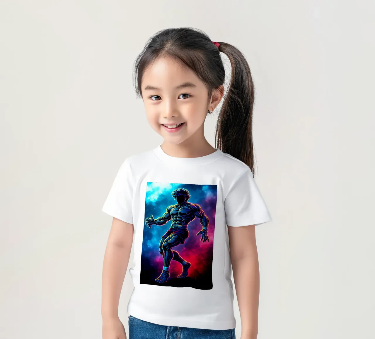 Soul Of baki hanma kids t-shirt by DGSoulheroes
