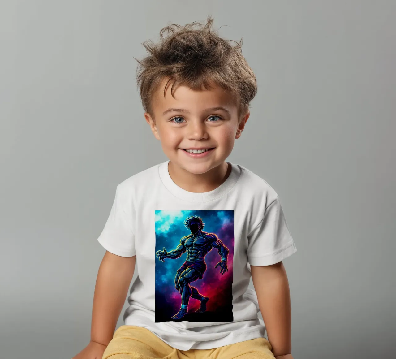 Soul Of baki hanma kids t-shirt by DGSoulheroes