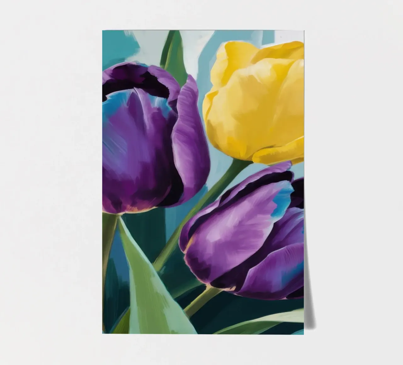 Launische Tulpe Duo Stickerbogen von Solar Paint