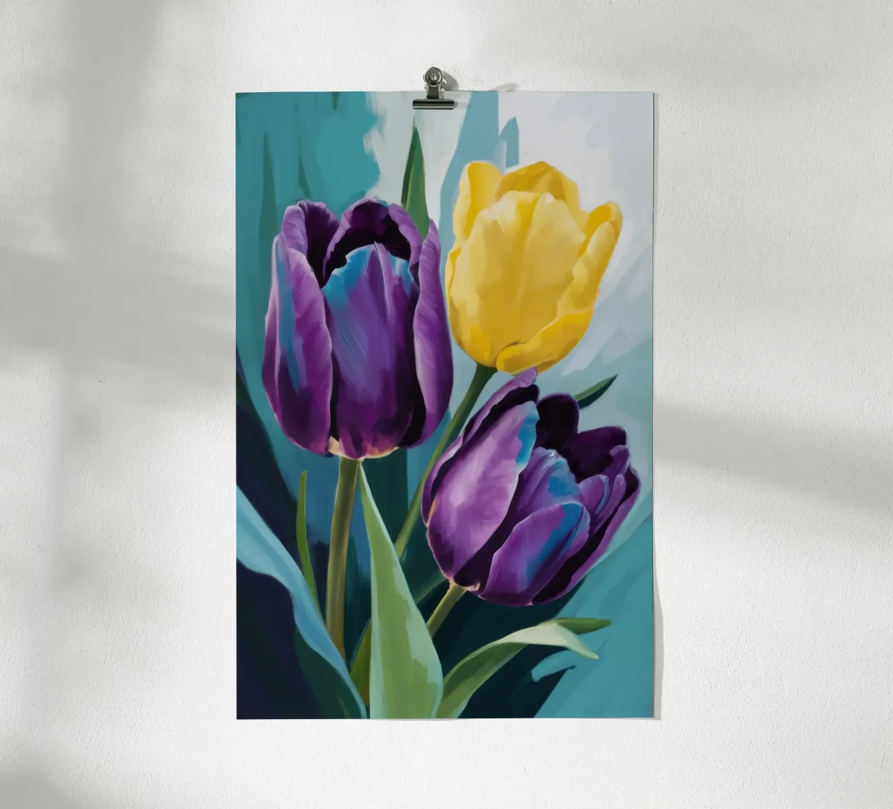 Sfeervol Tulp Duo hahnemühle van Solar Paint