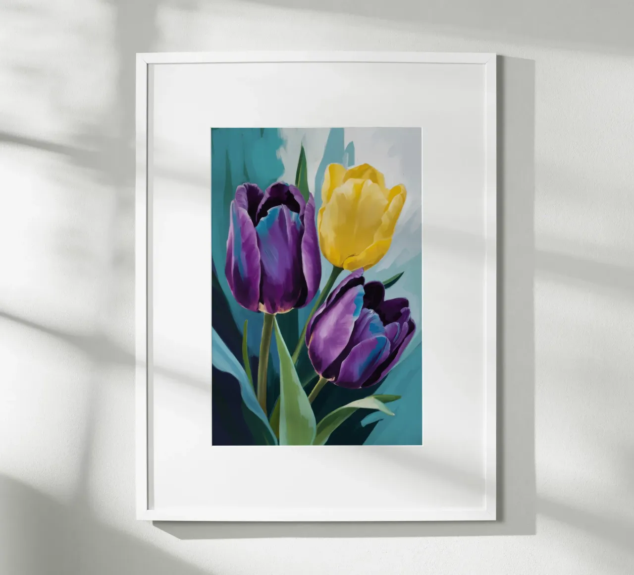 Sfeervol Tulp Duo hahnemühle van Solar Paint
