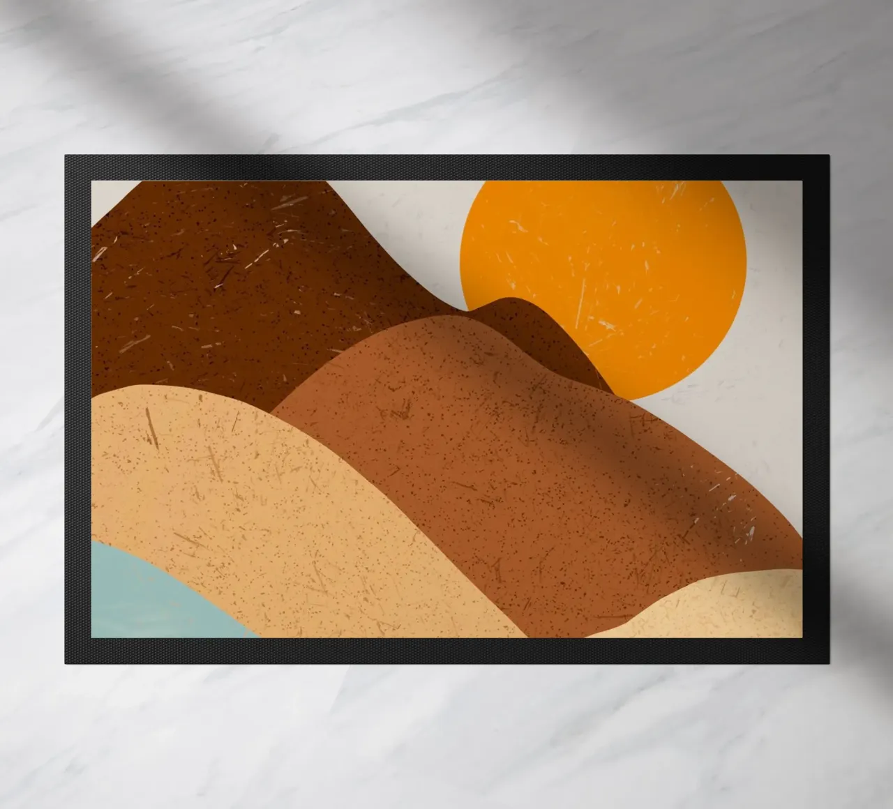 landscape sunlight crescent deurmat van Histrol