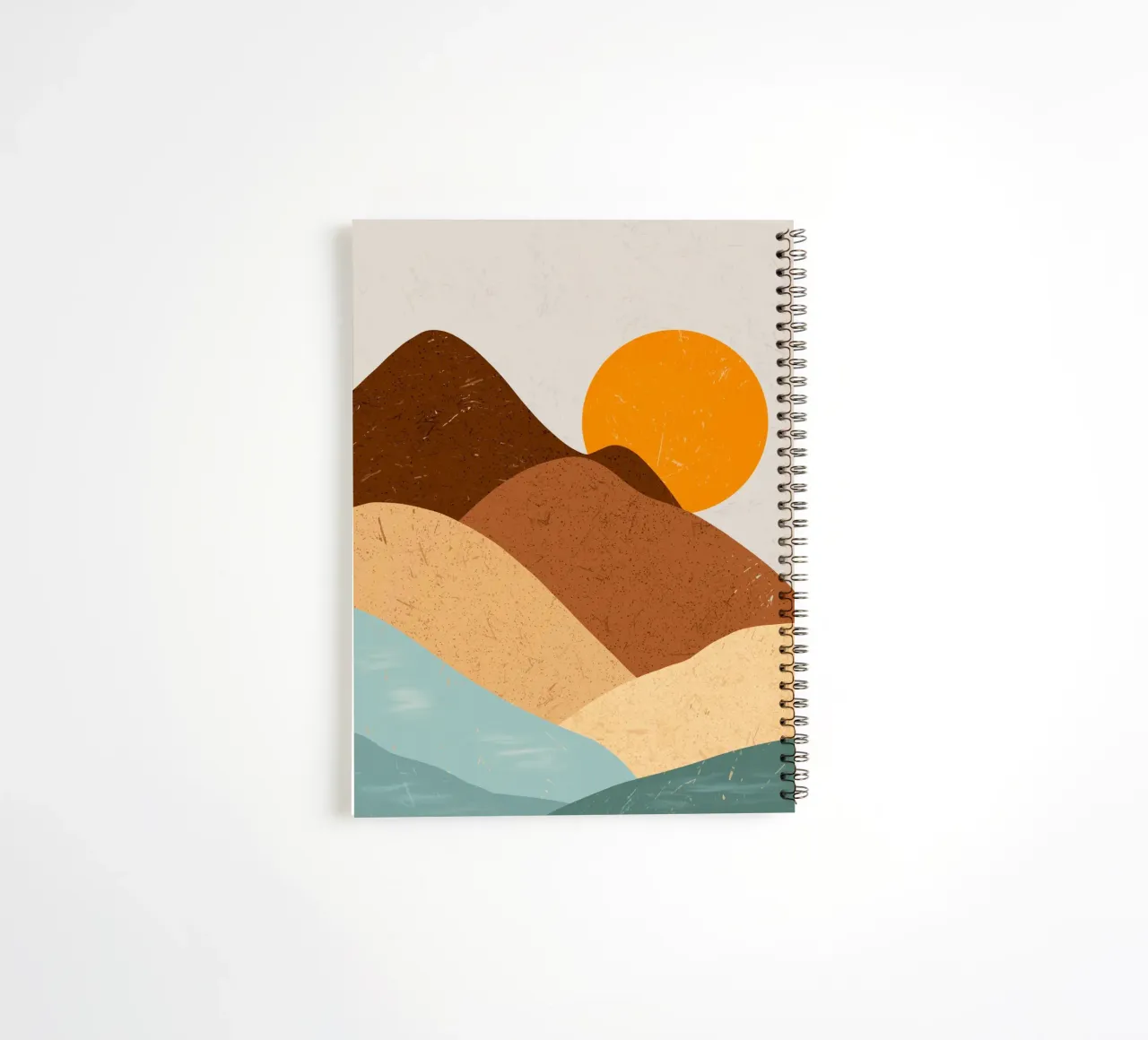 landscape sunlight crescent spiral notebook by Histrol