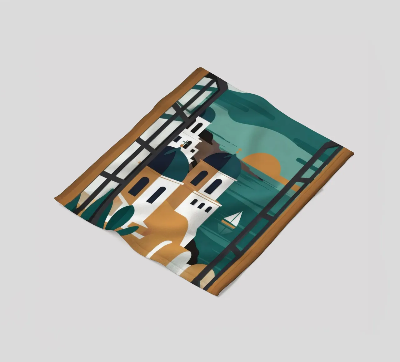 Santorini Window Dream coperta in pile da Frosh Pallete