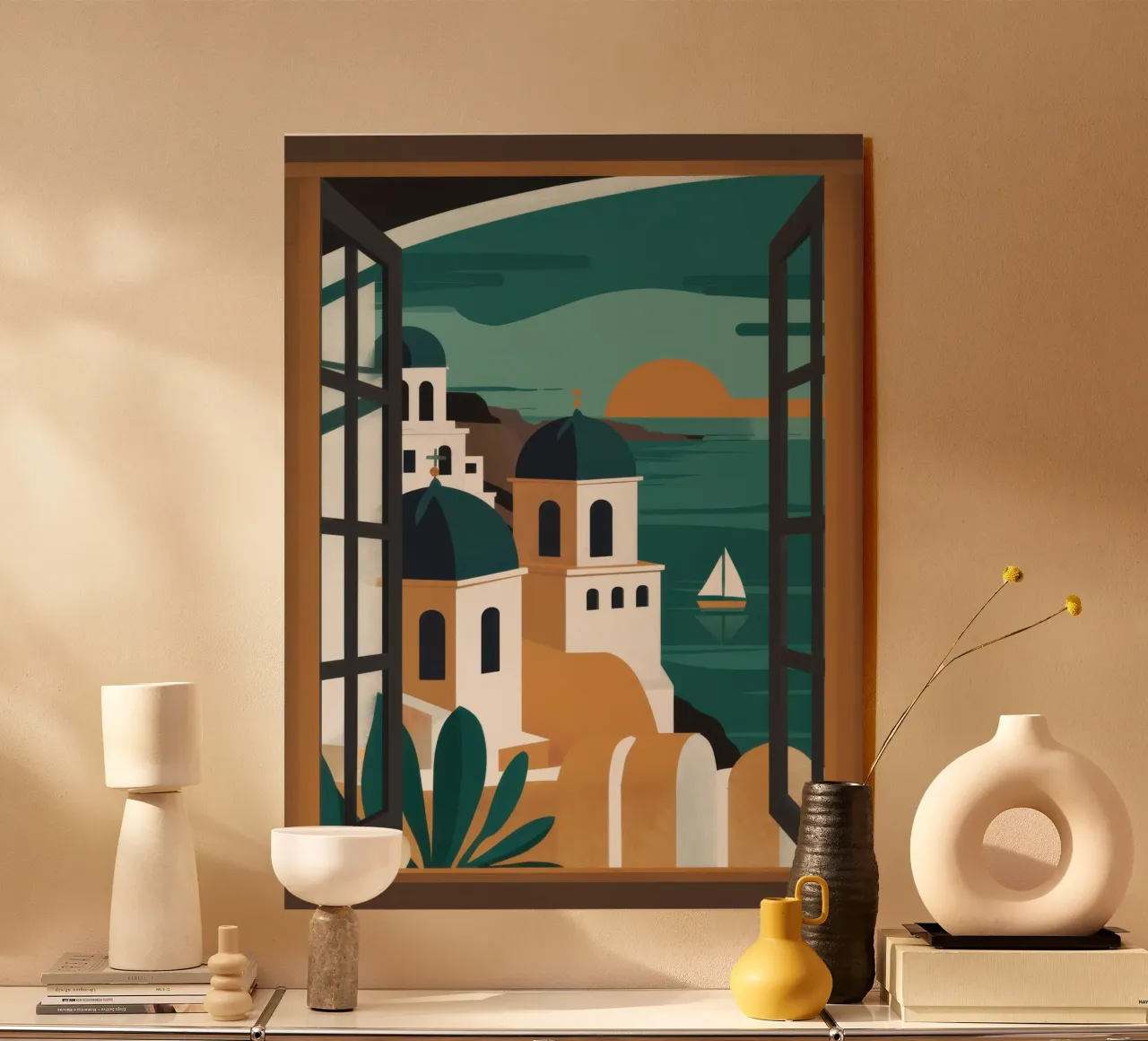 Santorini Window Dream plexiglass da Frosh Pallete