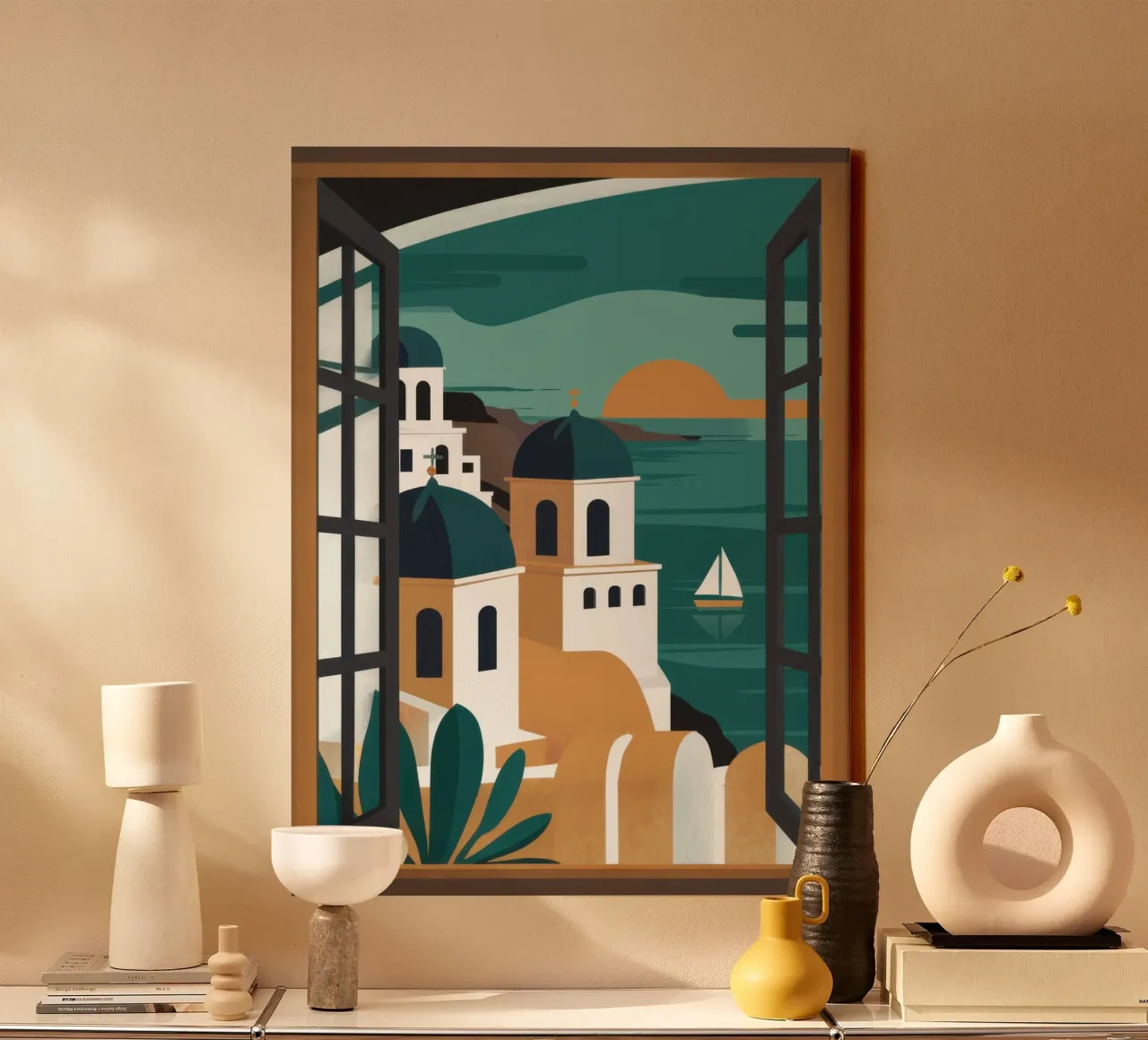 Santorini Window Dream tela da Frosh Pallete