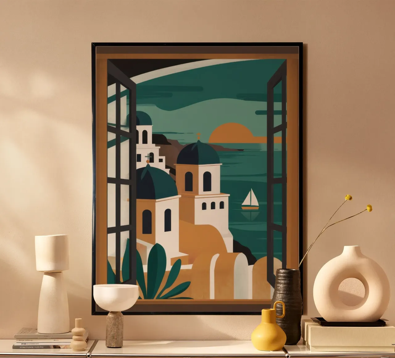 Santorini Window Dream poster da Frosh Pallete