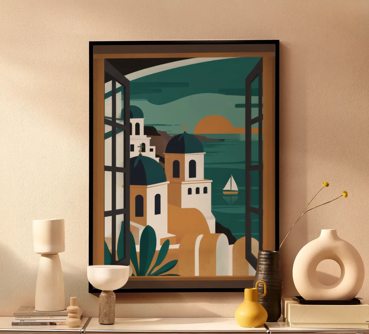 Santorini Window Dream poster da Frosh Pallete