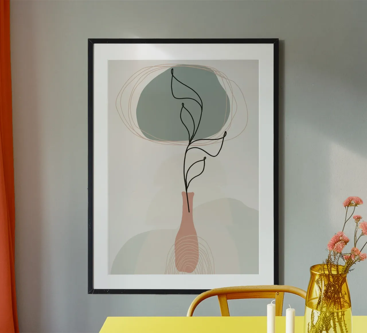 illustration line drawing poster by Histrol