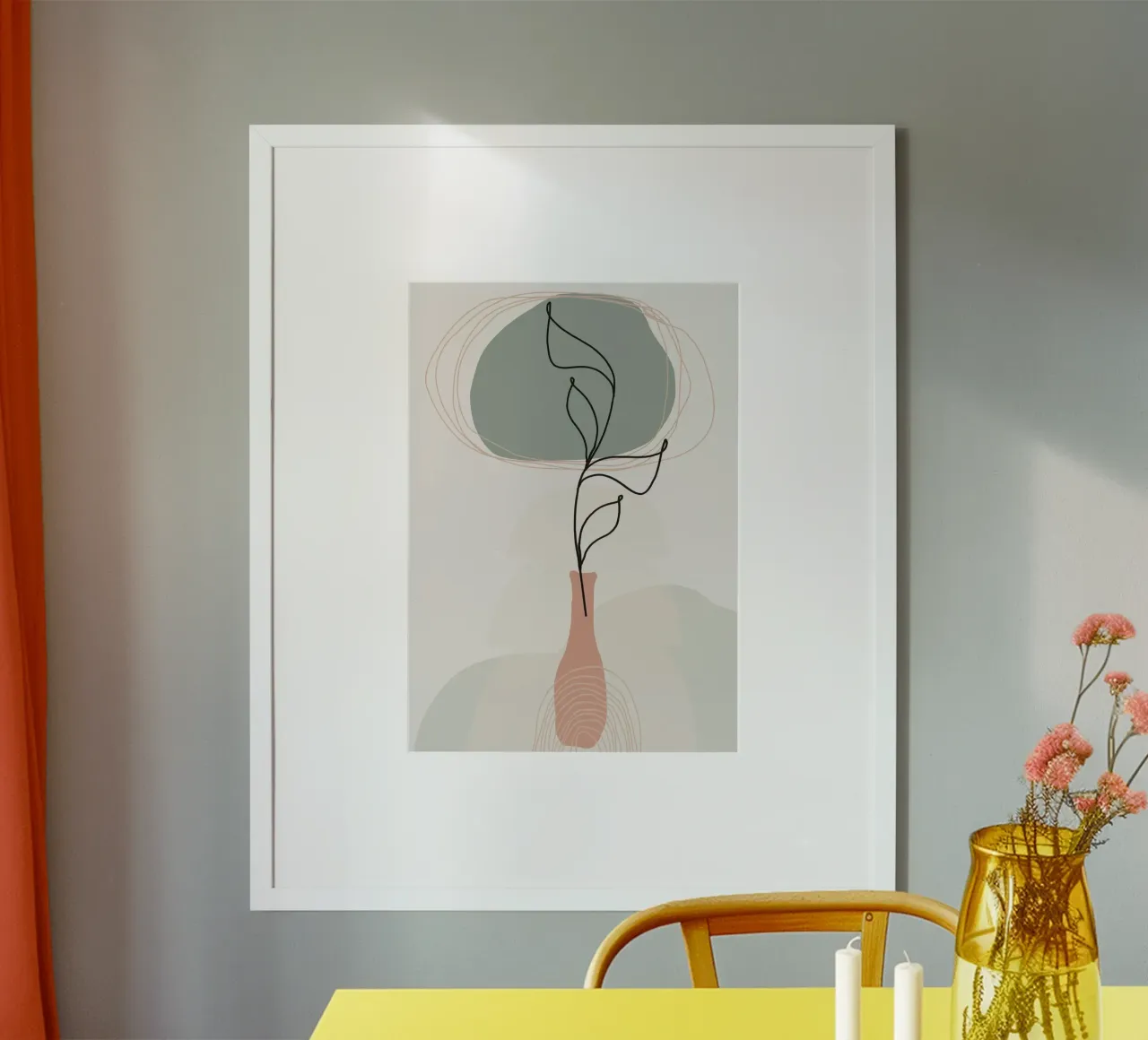 illustration line drawing poster by Histrol