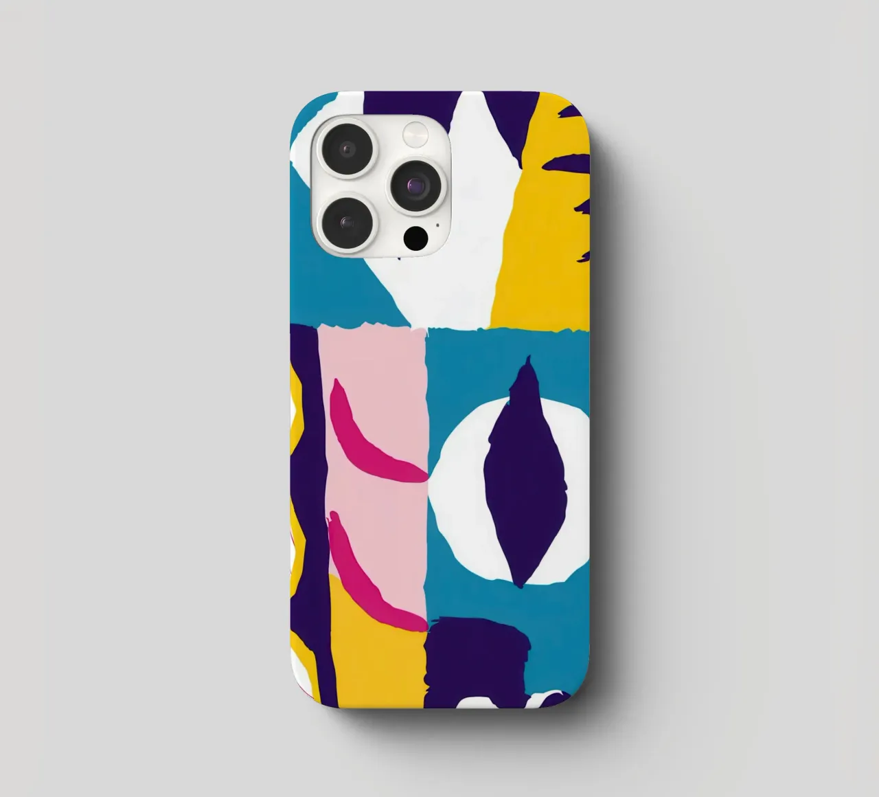 Gefragmenteerd gezicht Abstract iphone hoesje van Frosh Pallete
