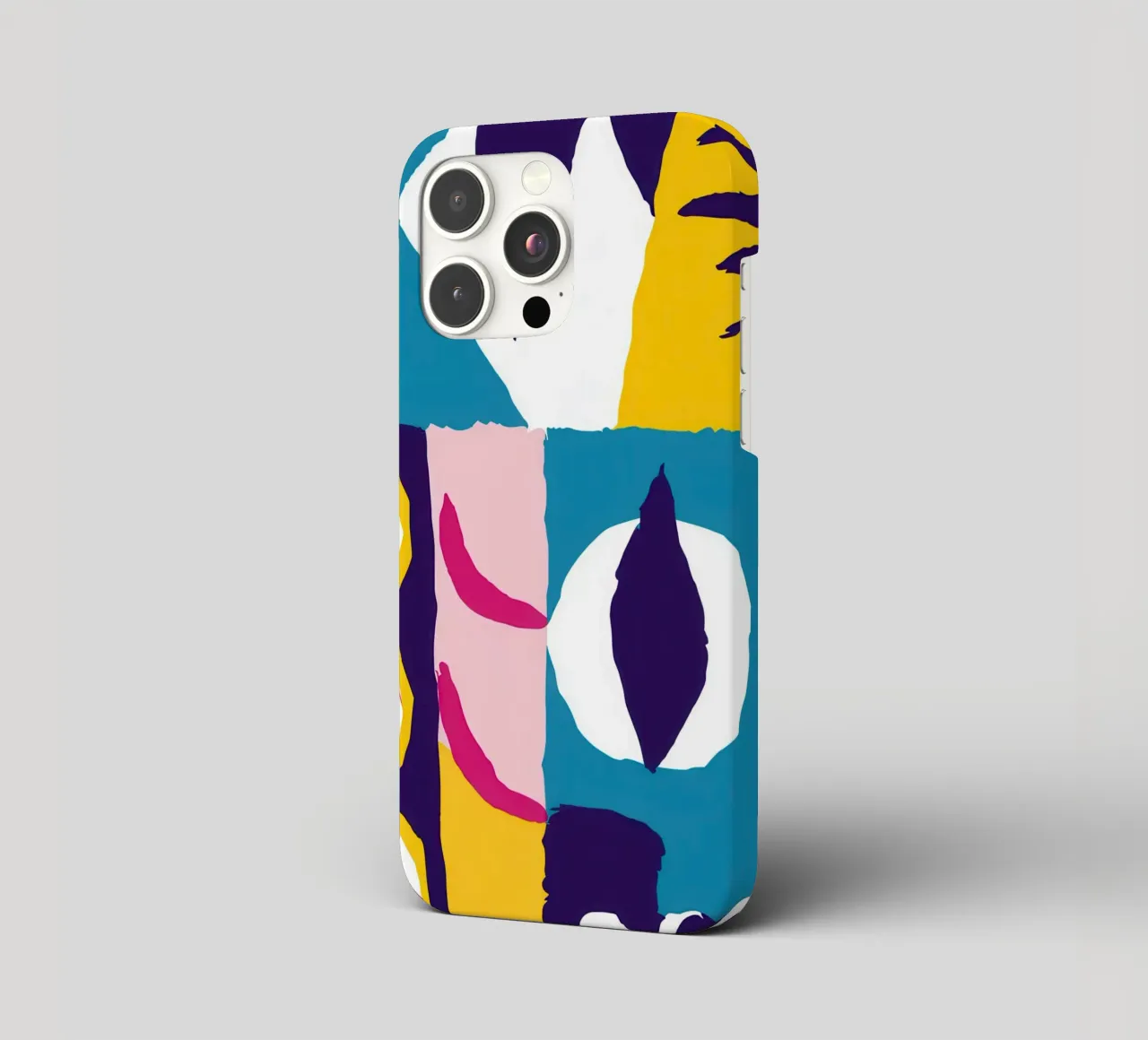 Gefragmenteerd gezicht Abstract iphone hoesje van Frosh Pallete