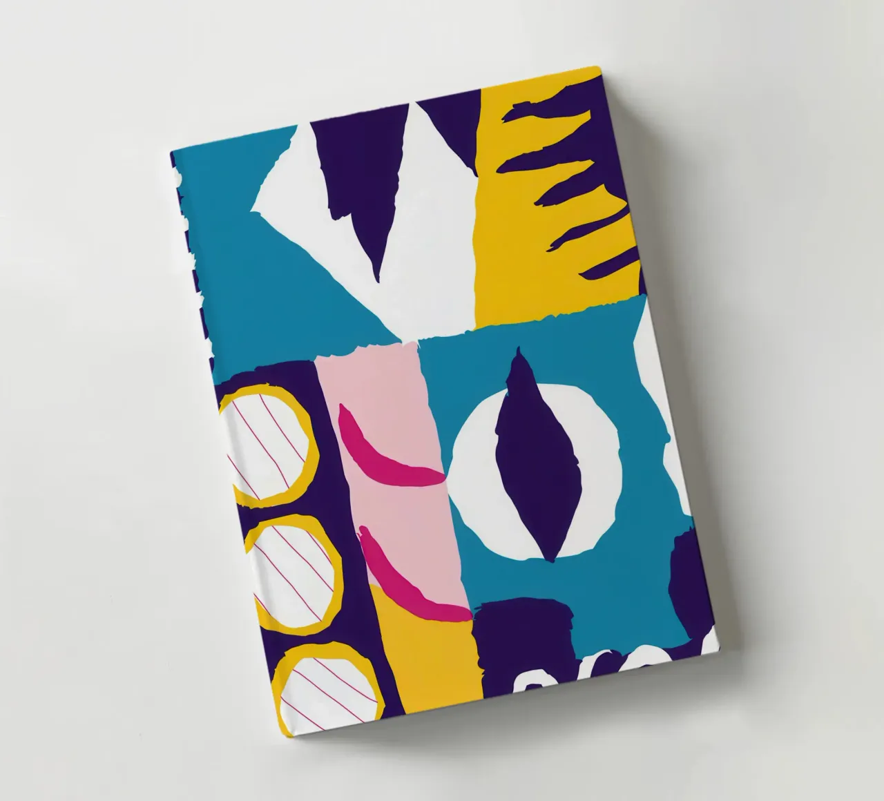 Visage fragmenté Abstrait carnet de notes de Frosh Pallete