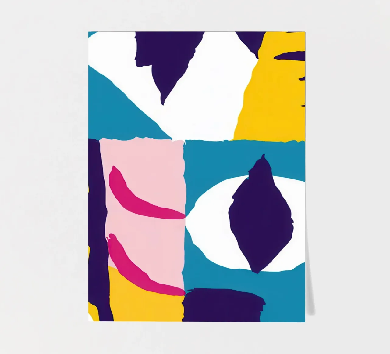 Gefragmenteerd gezicht Abstract stickervel van Frosh Pallete